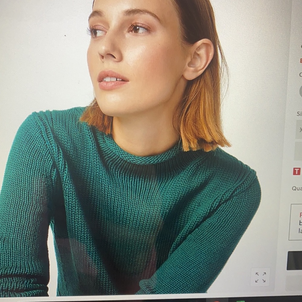 100% Cotton J. Crew 1988 Rollneck Sweater - Picture 7 of 8